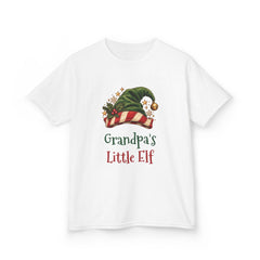 Grandpa's Little Elf Kids T-Shirt