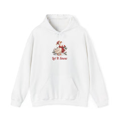 Funny Goose Christmas Hoodie, Let It Snow Winter Goose