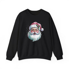 Pink Retro Christmas Santa Sweatshirt