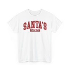 Santa's Favorite Varsity Christmas T-Shirt