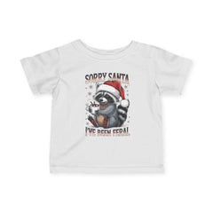 Sorry Santa I've Been Feral Raccoon Baby T-Shirt