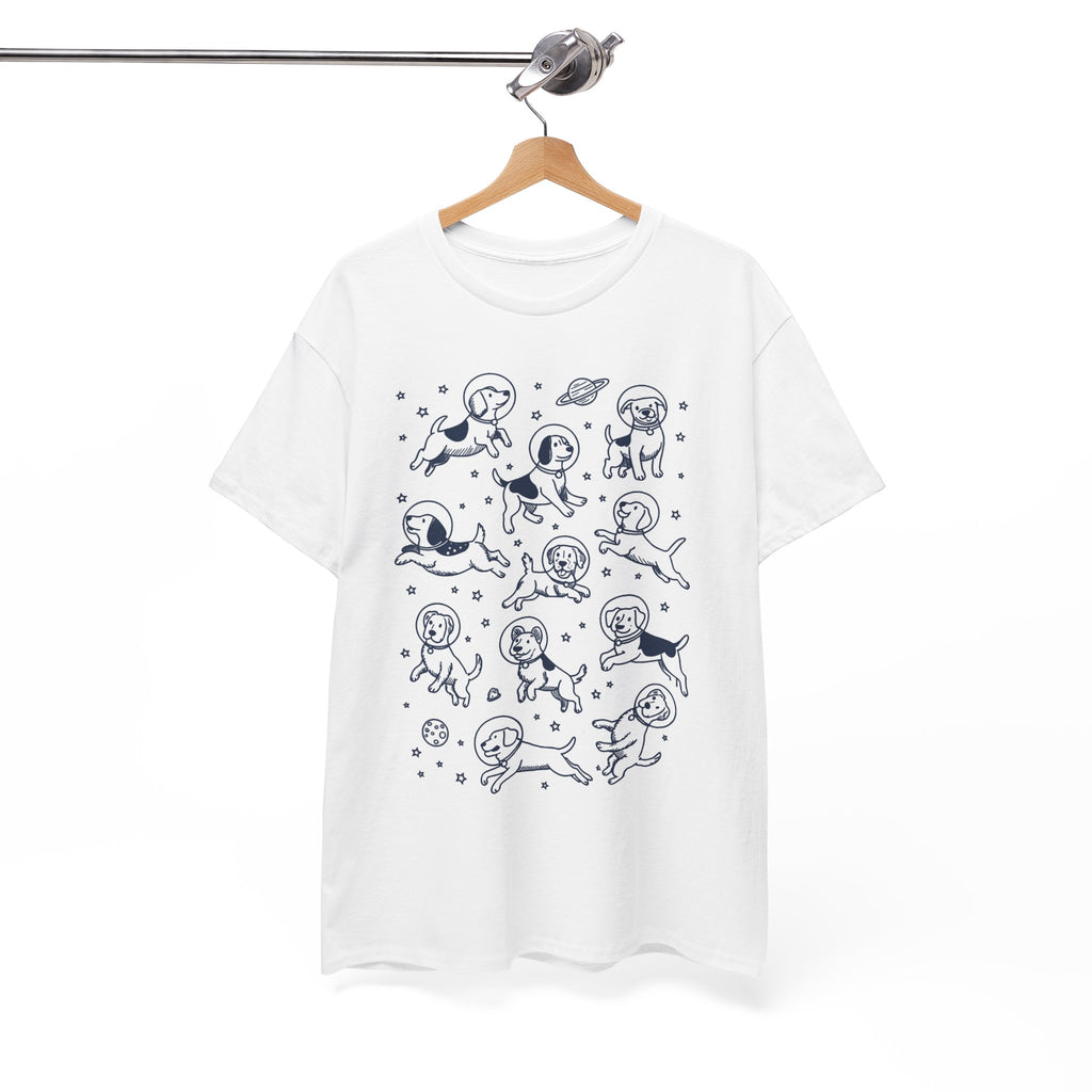 Space Dogs Astronaut Graphic Tee, flat lay