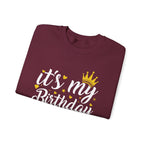 It's My Birthday Week Sweatshirt, folded