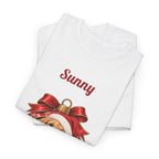 Personalized Golden Retriever Christmas T-Shirt, folded