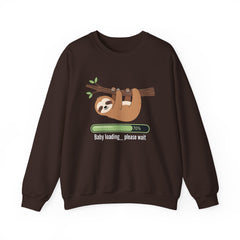 Baby Loading Please Wait Sloth Sweatshirt