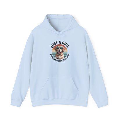 Just a Girl Who Loves Golden Retrievers Hoodie