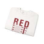 RED Remember Everyone Deployed Sweatshirt, folded