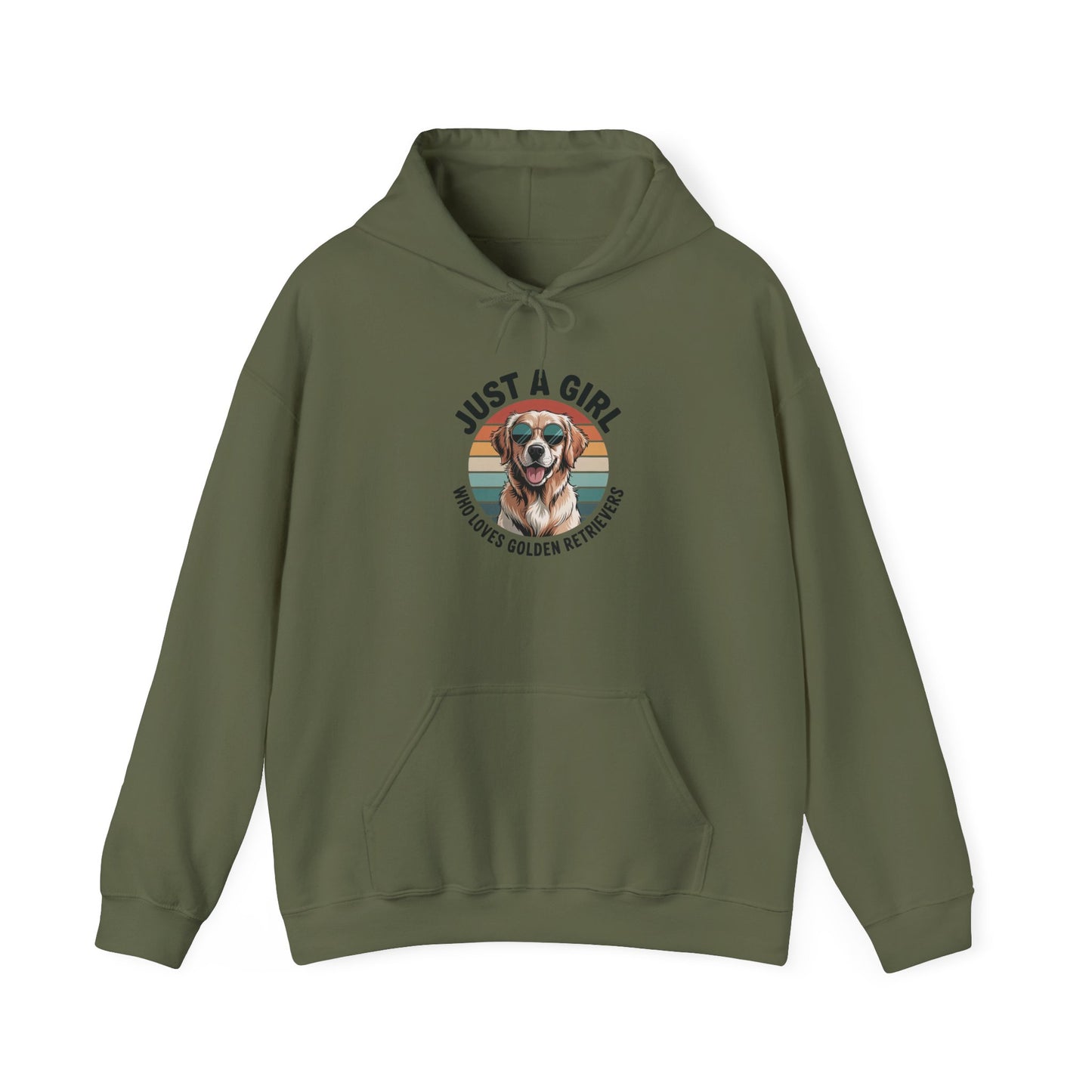Just a Girl Who Loves Golden Retrievers Hoodie