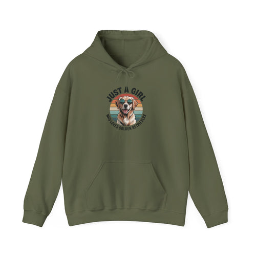 Just a Girl Who Loves Golden Retrievers Hoodie