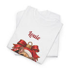 Personalized French Bulldog Christmas T-Shirt, folded