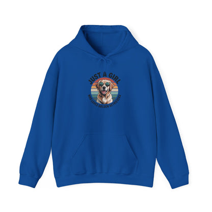 Just a Girl Who Loves Golden Retrievers Hoodie