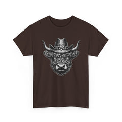 Highland Cow Cowboy Hat T-Shirt