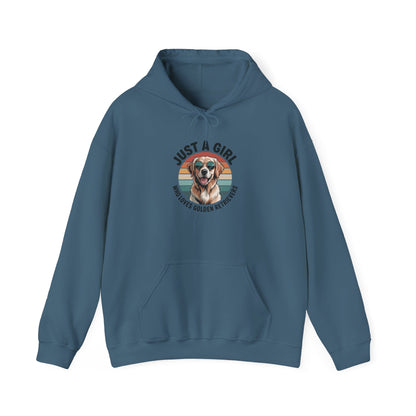 Just a Girl Who Loves Golden Retrievers Hoodie
