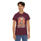 Model wearing the Having A Mental Bake Down T-Shirt