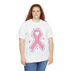 Model wearing the In October We Wear Pink Ribbon T-Shirt
