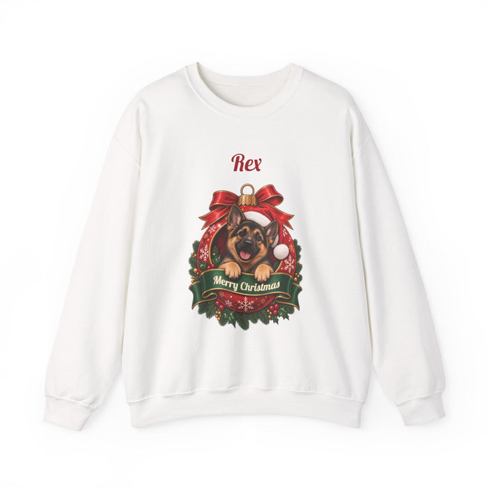 Personalized German Shepherd Christmas Sweatshirt