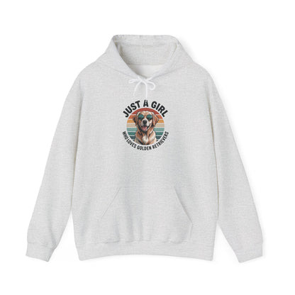 Just a Girl Who Loves Golden Retrievers Hoodie