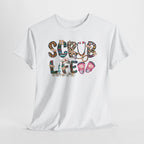 Scrub Life Nurse T-Shirt, flat lay