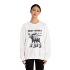 Model wearing the Silly Moose On The Loose Sweatshirt