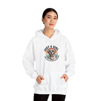 Just a Girl Who Loves Golden Retrievers Hoodie