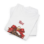 Personalized German Shepherd Christmas T-Shirt, folded