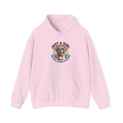 Just a Girl Who Loves Golden Retrievers Hoodie