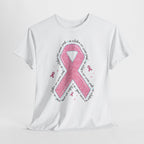 In October We Wear Pink Ribbon T-Shirt, flat lay