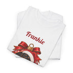 Personalized Dachshund Christmas T-Shirt, folded