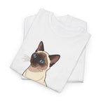 Siamese Cat T-Shirt, folded