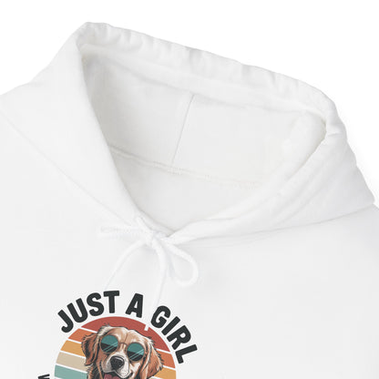Just a Girl Who Loves Golden Retrievers Hoodie