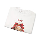 Personalized Chihuahua Christmas Sweatshirt, folded