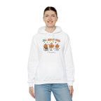 Woman wearing the All About Fall Prevention Hoodie