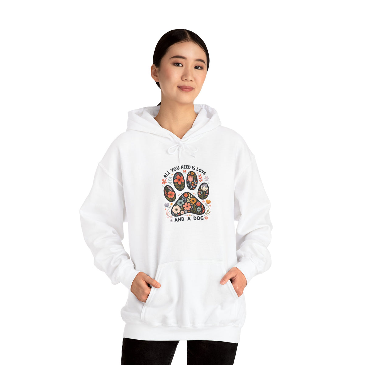 All You Need Is Love And A Dog hoodie, additional product view