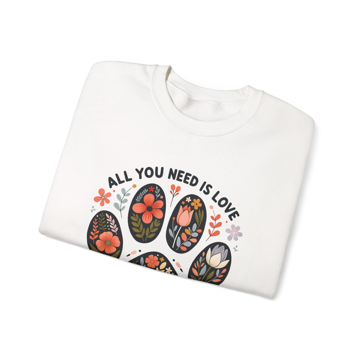 All You Need Is Love And A Dog sweatshirt, additional product view