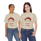 Two women wearing the Auntie Claus T-Shirt