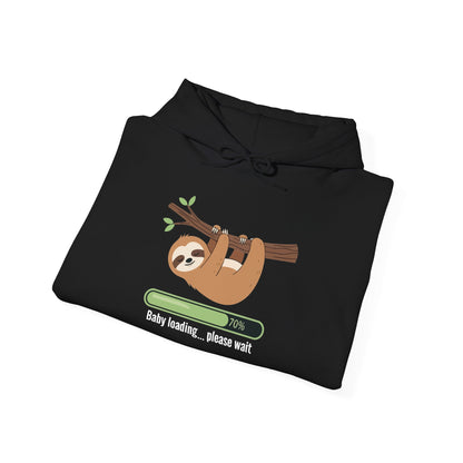 Baby Loading Please Wait sloth hoodie, additional product view