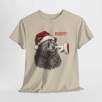 Bear Boop Christmas T-Shirt, flat lay