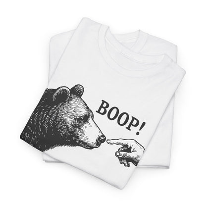 Bear Boop funny graphic tee, additional product view