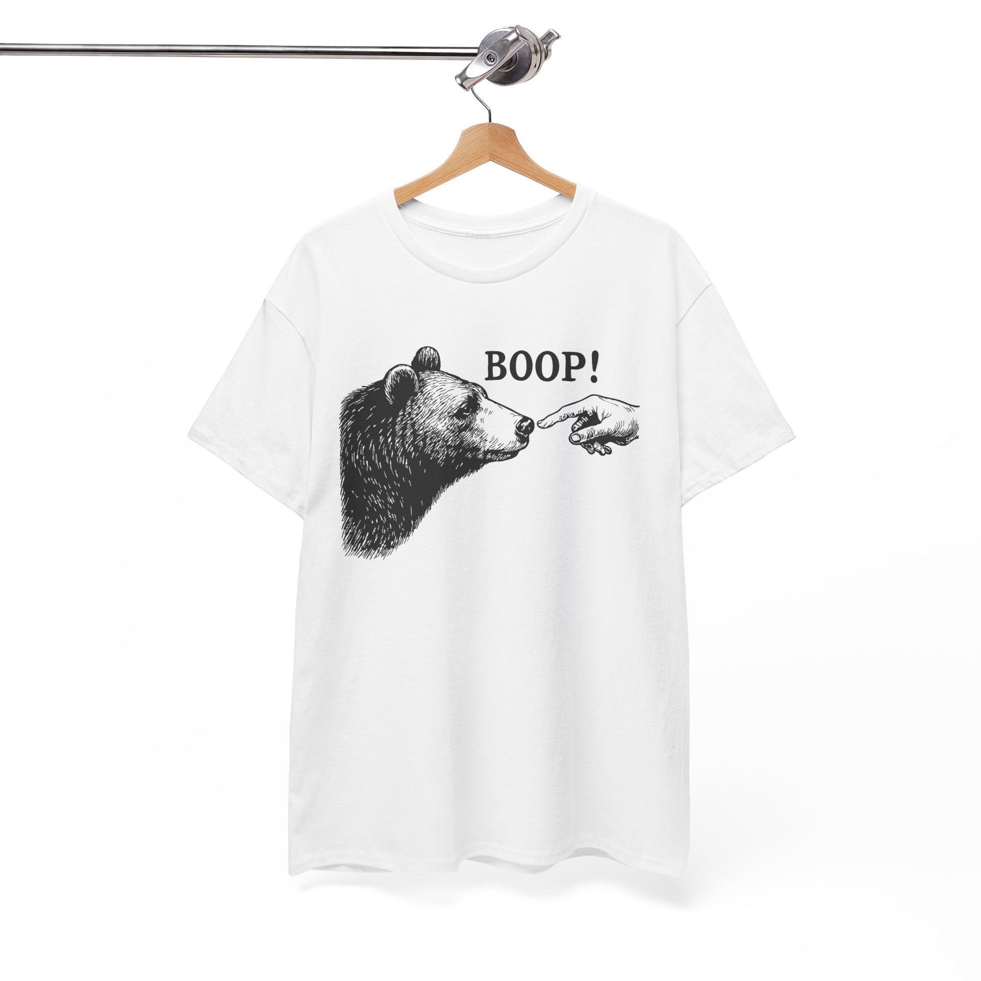 Bear Boop funny graphic tee, additional product view