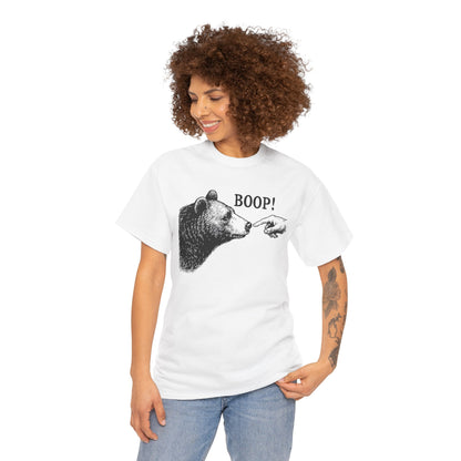 Bear Boop funny graphic tee, additional product view