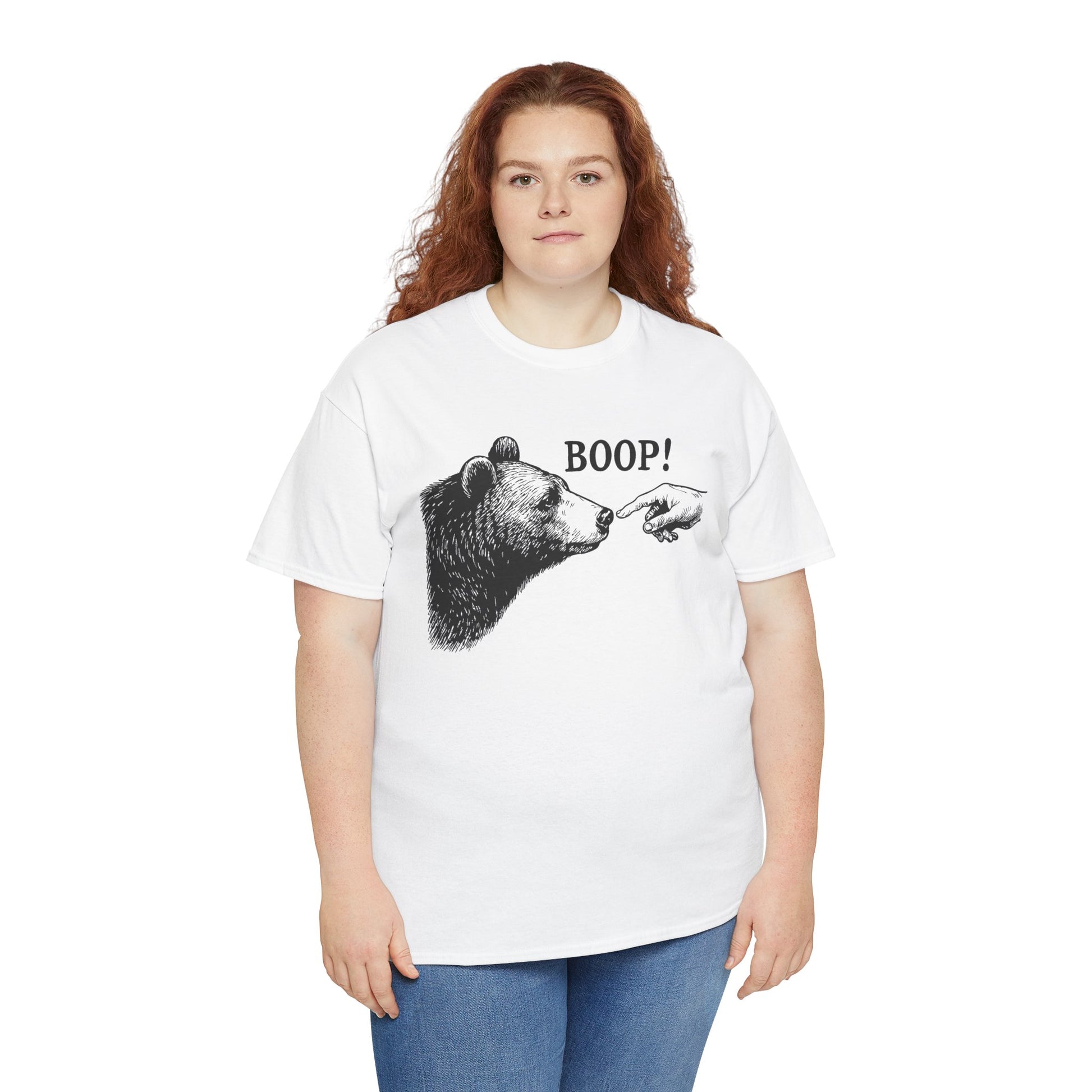 Bear Boop funny graphic tee, additional product view