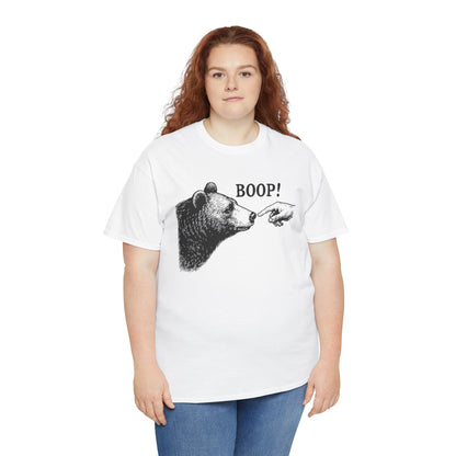 Bear Boop funny graphic tee, additional product view
