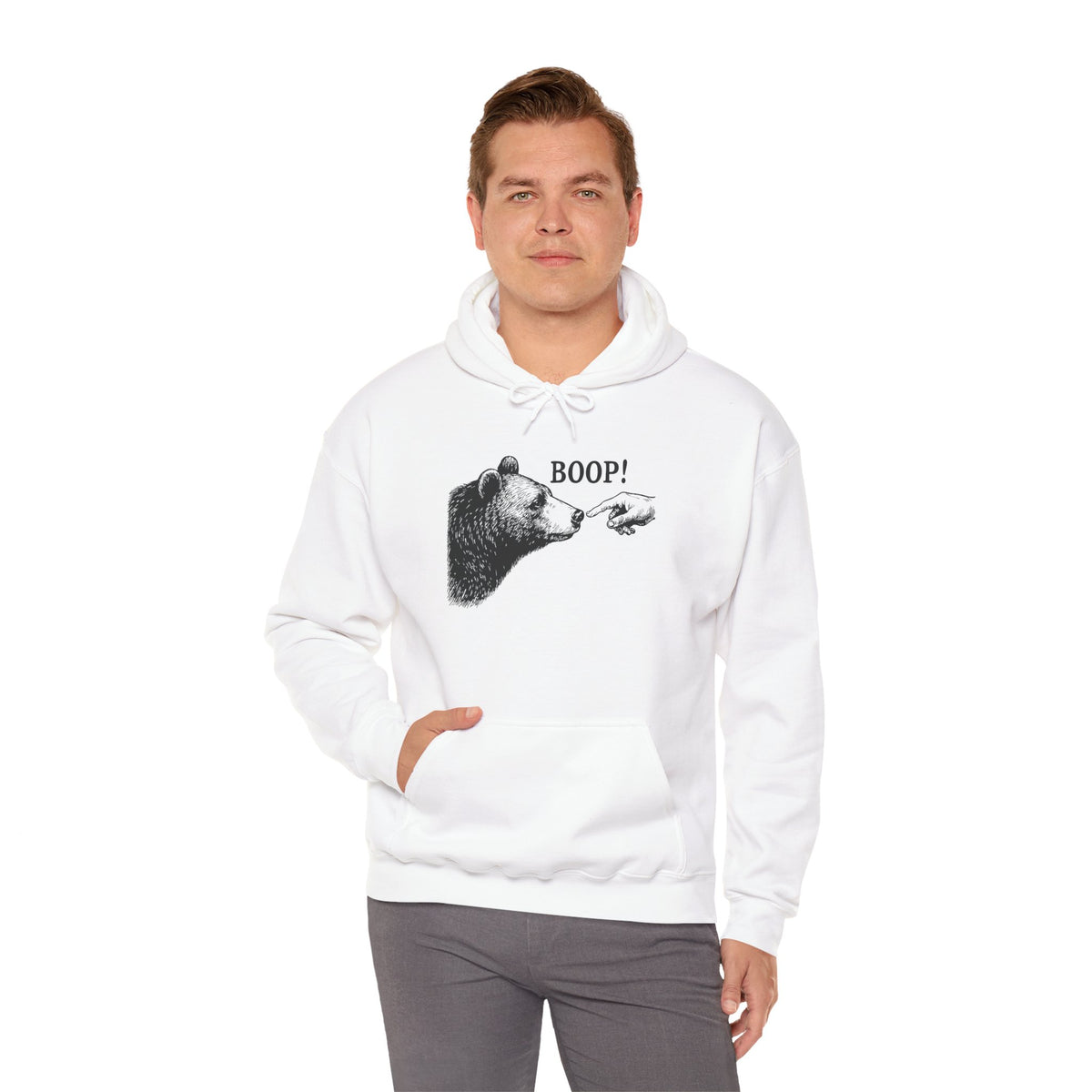 Bear Boop funny hoodie, additional product view