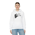 Woman wearing the Bear Boop funny hoodie