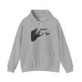 Sport grey Bear Boop hoodie with vintage engraved bear and pointing finger