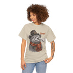 Model wearing the sand Bear Boop Thanksgiving T-Shirt