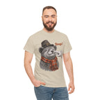 Model wearing the sand Bear Boop Thanksgiving T-Shirt