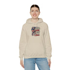 Model wearing the Being A Veteran's Wife Is A Choice Being His Wife Is An Honor Hoodie