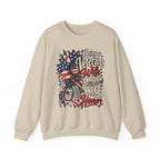 Sand Being A Veteran's Wife Is A Choice Being His Wife Is An Honor Sweatshirt, front view
