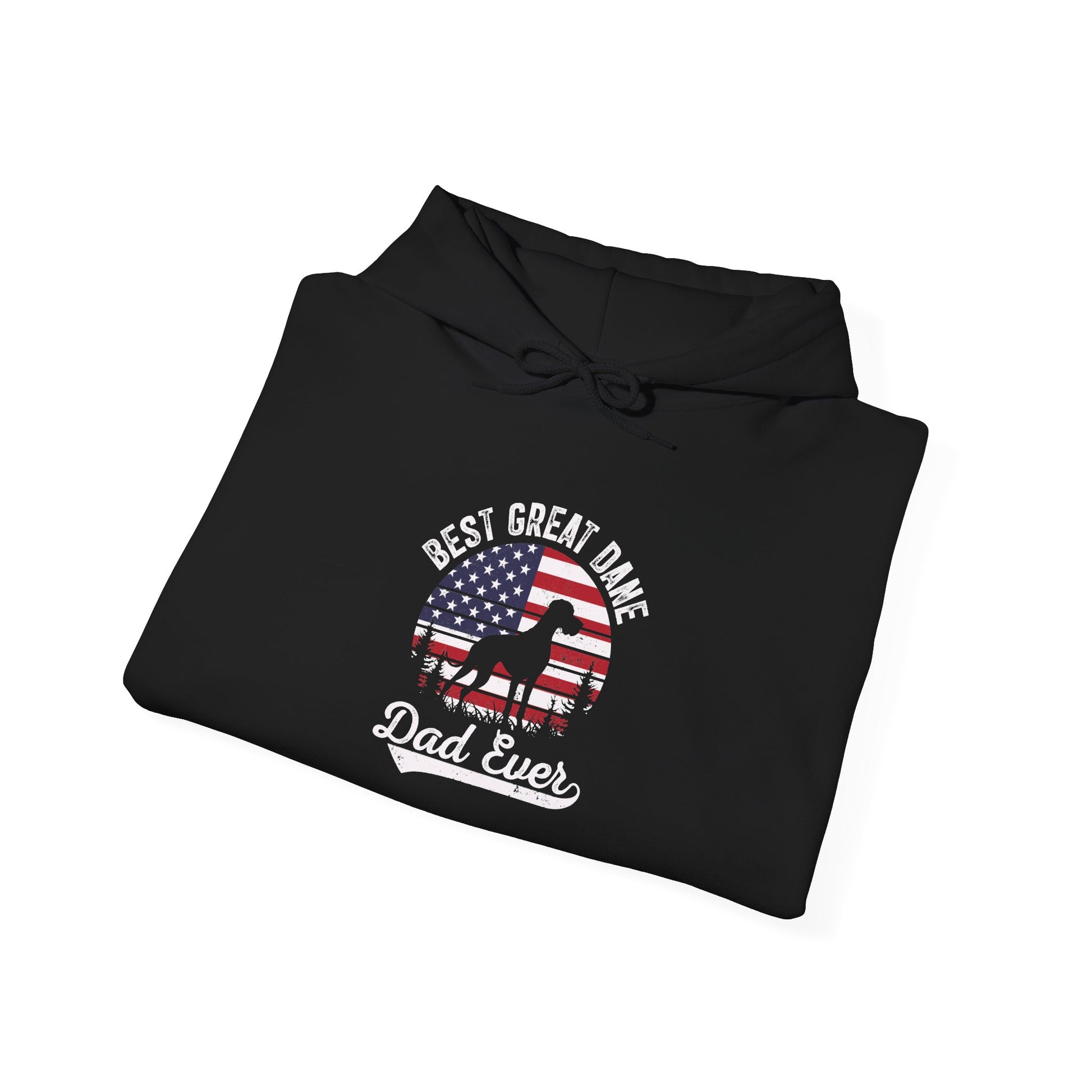 Best Great Dane Dad Ever hoodie, additional product view